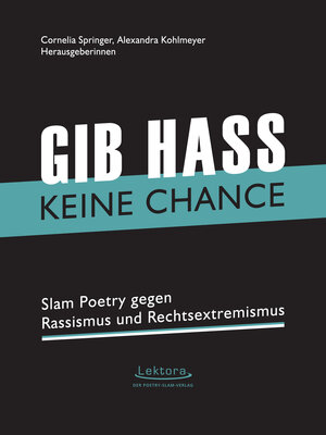 cover image of Gib Hass keine Chance